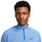 Sudadera Dri-Fit Ready Game Royal-Heather-Black