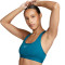 Sujetador Swoosh Light Support Mujer Geode Teal-White
