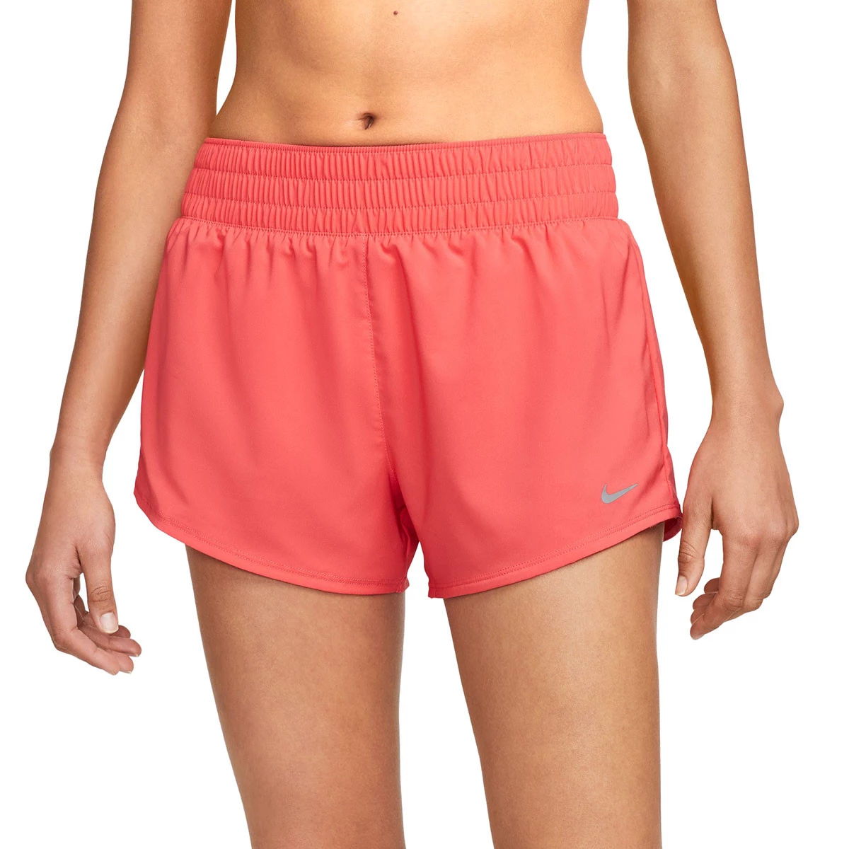 Red nike running shorts womens hotsell