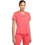 Dri-Fit One Mujer Fusion Red-White