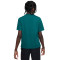 Camiseta Dri-Fit Multi Niño Geode Teal-White
