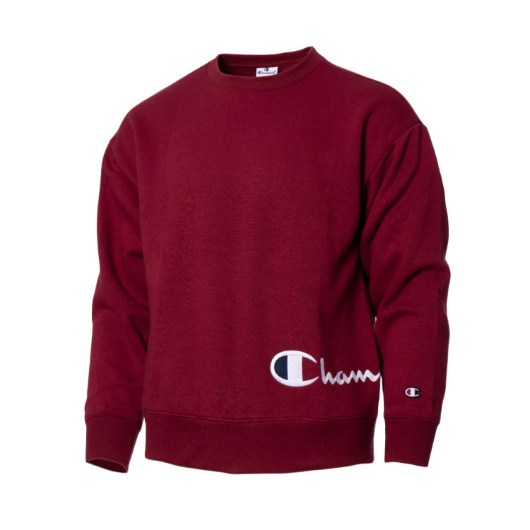 sudadera-champion-crewneck-mujer-granate-0