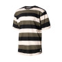 Taichung Striped Dropped Shoulder Tee-Olive Night Striped