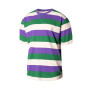 Taichung Striped Dropped Shoulder Tee Verdant Green Striped