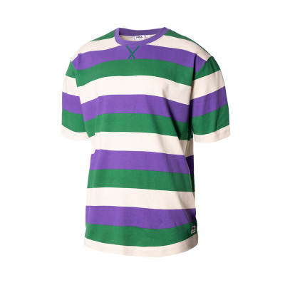 Camiseta Taichung Striped Dropped Shoulder Tee