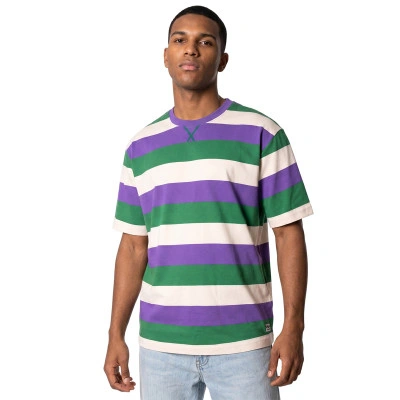 Taichung Striped Shoulder Tee T-Shirt