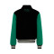 Cazadora Tehran College Jacket Black-Verdant Green