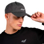 Single Script Cap-Dark Grey