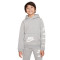 Sudadera Sportswear Si Fleece Po Hoodie Bb Niño Grey Heather