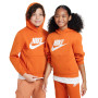 Sportswear Club Fleece Hbr Niño Campfire Orange-White