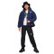 Cazadora Sportswear Low SynFleece Adp Hoodie Niño Midnight Navy-Midnight Navy-White