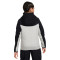 Chaqueta Sportswear Tech Fleece Niño Grey Heather-Black-Black-White