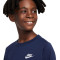 Camiseta Sportswear Niño Midnight Navy-White