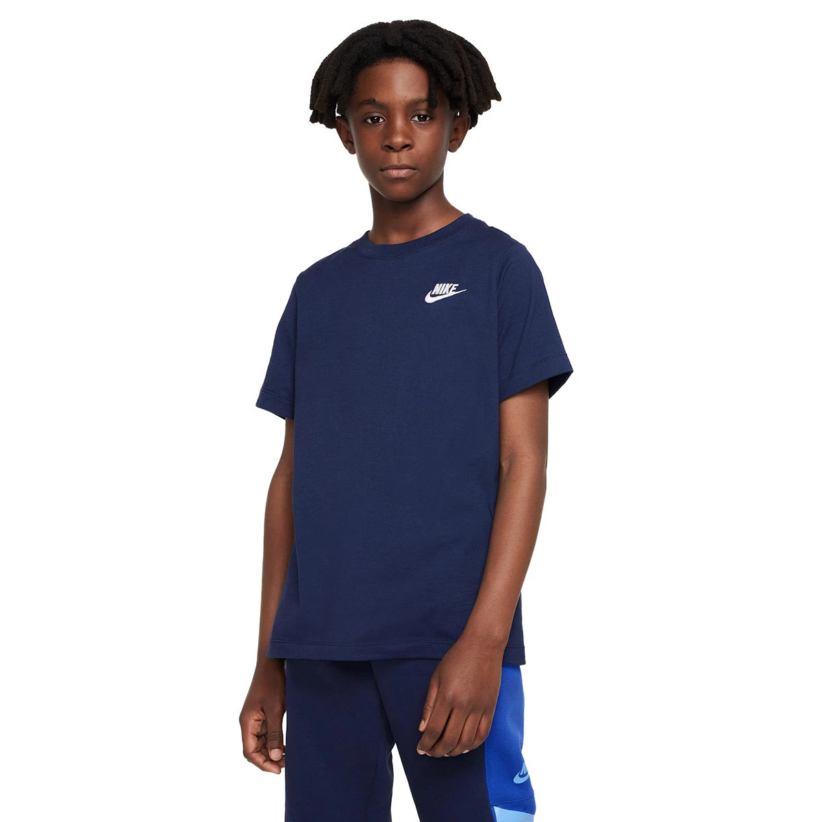 Camiseta Nike Sportswear Nino Midnight Navy White Futbol Emotion
