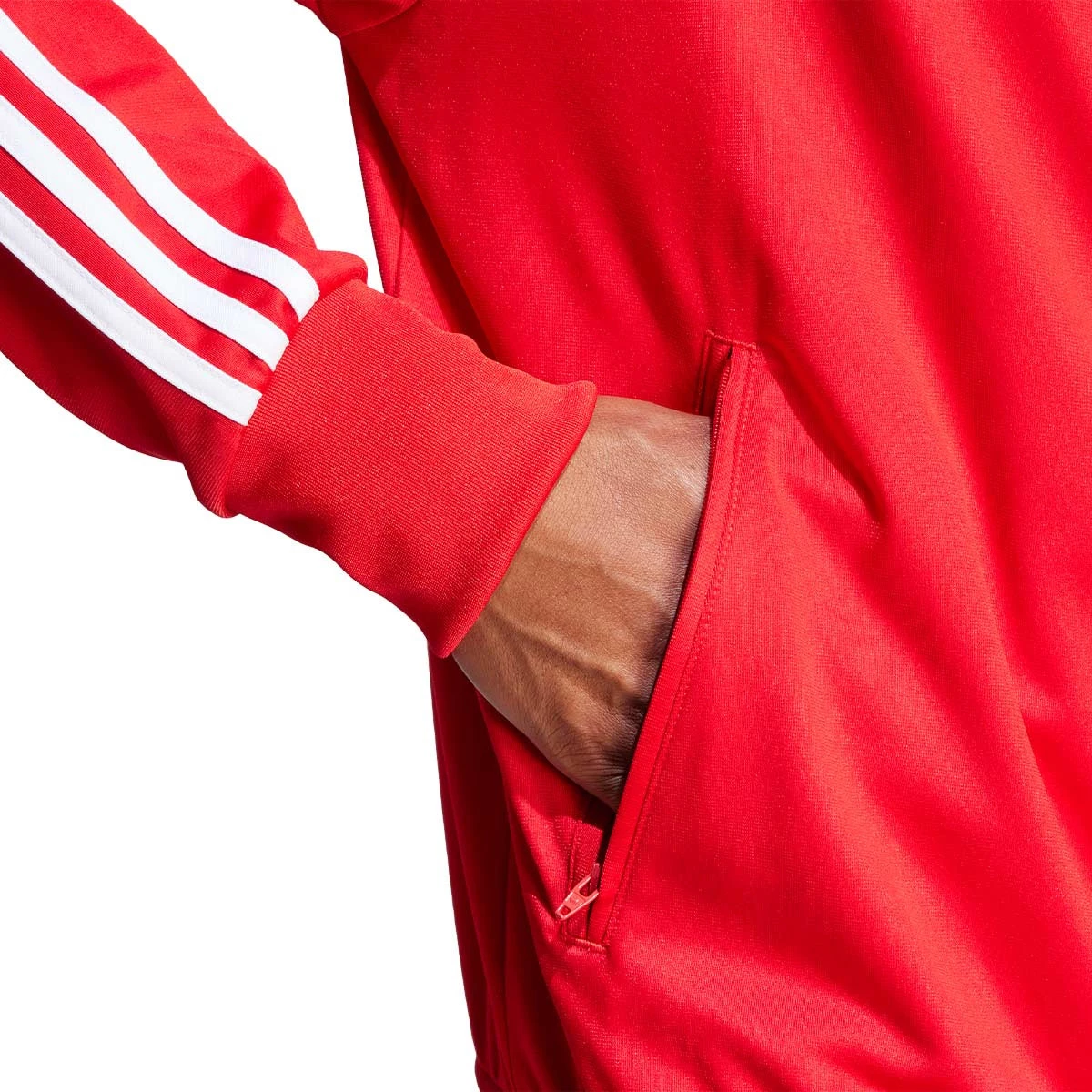 Casaco adidas Firebird Track Top Red - Fútbol Emotion