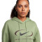 Majica dugih rukava Nike Club Fleece Graphic Mujer