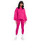 Sudadera Club Puffer Mujer Fireberry-Black