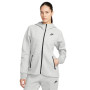 Sportswear Tech Fleece Hoodie Mujer-Graumeliert-Schwarz