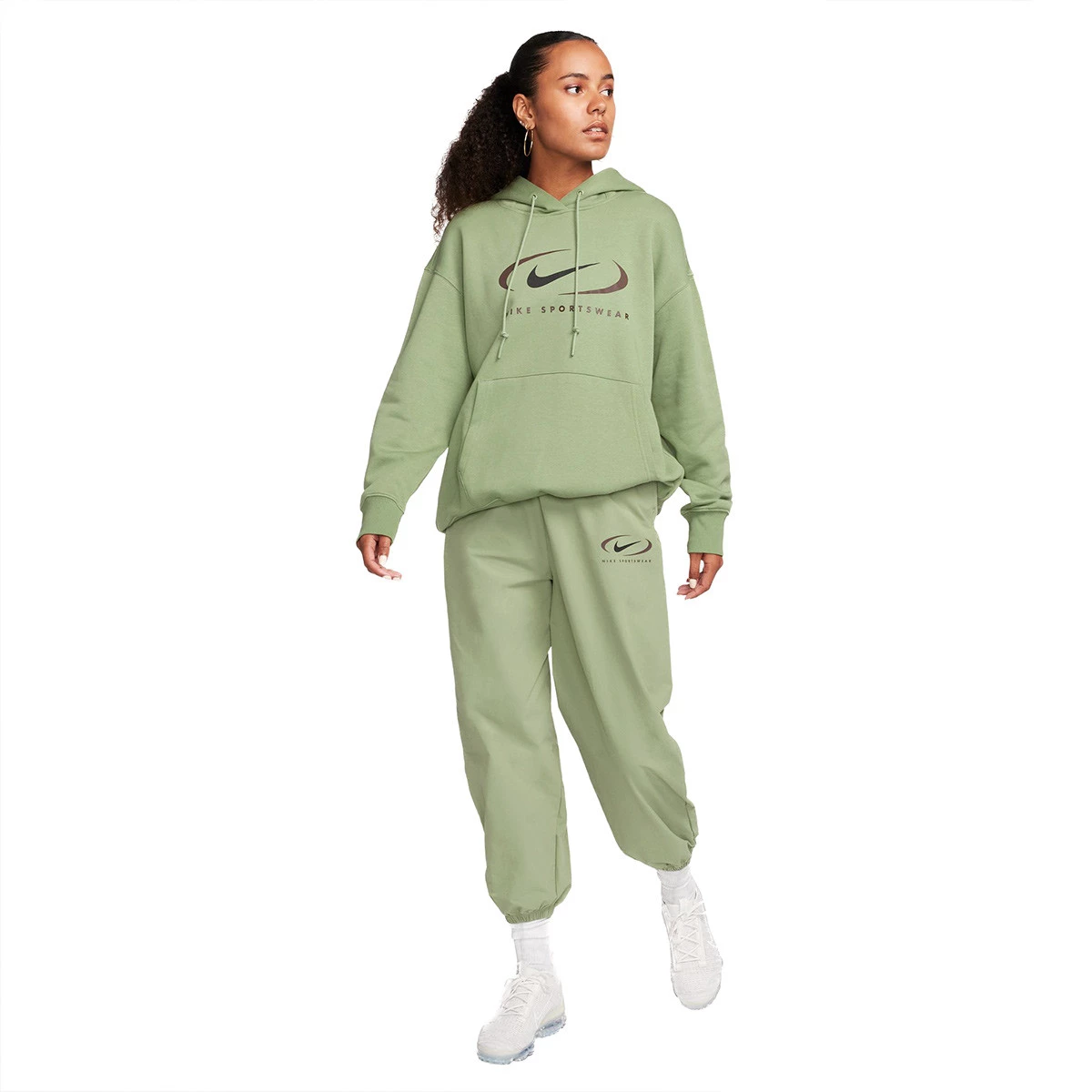 Pantalon Nike Femme Tech Fleece Oil Green Futbol Emotion