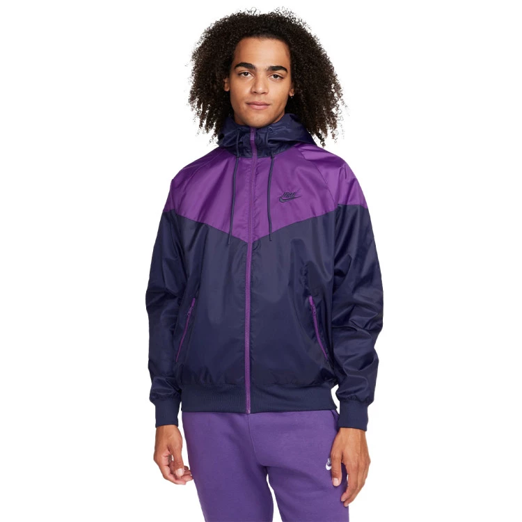 Chamarra Nike Sportswear Windrunner Purple Ink Disco Purple Purple Ink Futbol Emotion