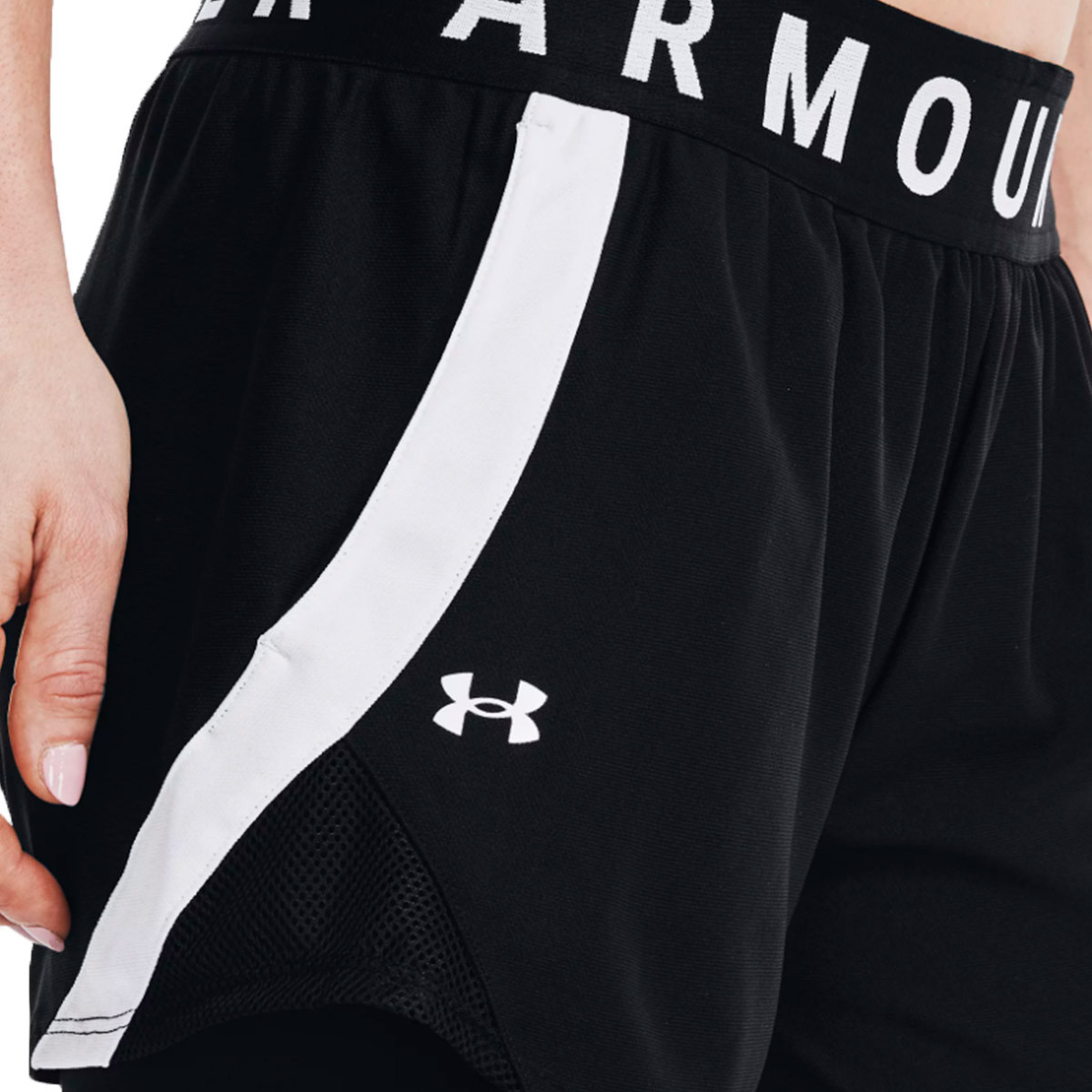 Shorts Under Armour Women Play up Black-White - Fútbol Emotion