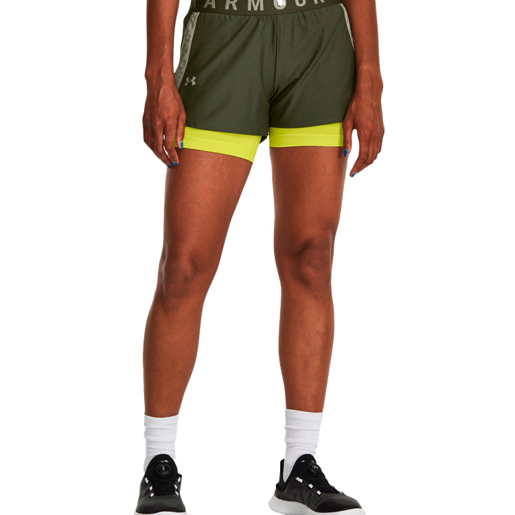 pantalon-corto-under-armour-play-up-mujer-marine-green-lime-yellow-grove-green-0