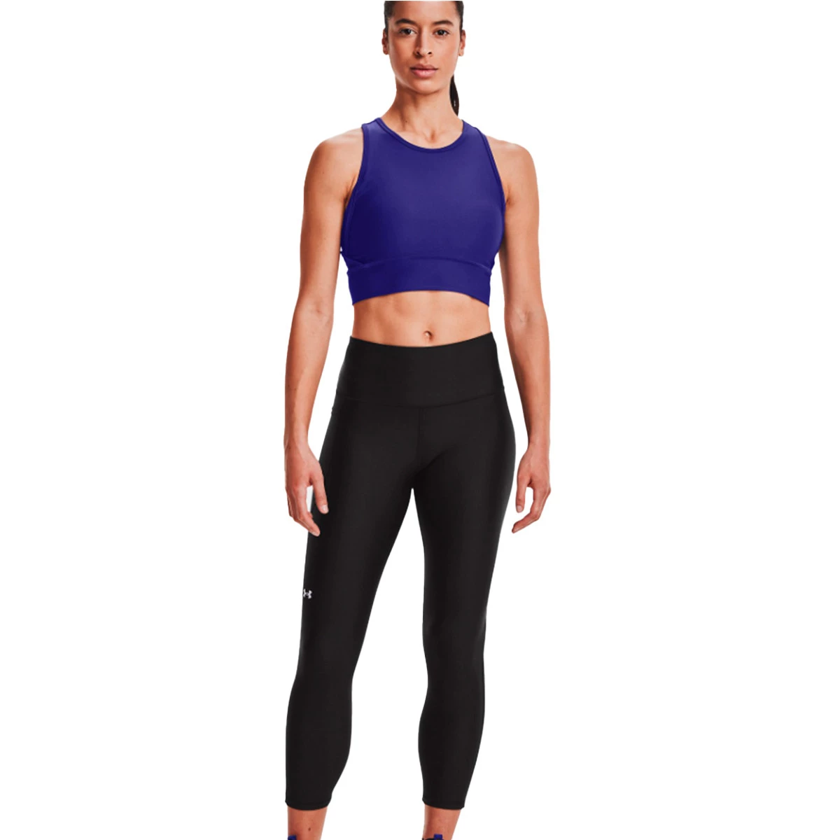 Leggings Under Armour Hi-Rise Mulher Black-White - Fútbol Emotion