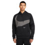 Therma-Fit Swoosh Black-Charcoal Heather-White