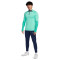 Sudadera Dri-Fit Strike Hyper Turq-Midnight Navy-Washed Teal-White