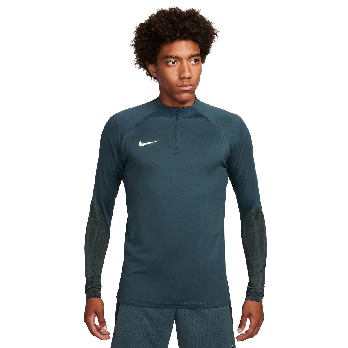 Majica dugih rukava Nike Dri Fit Strike Deep Jungle Sequoia Lime Blast Futbol Emotion