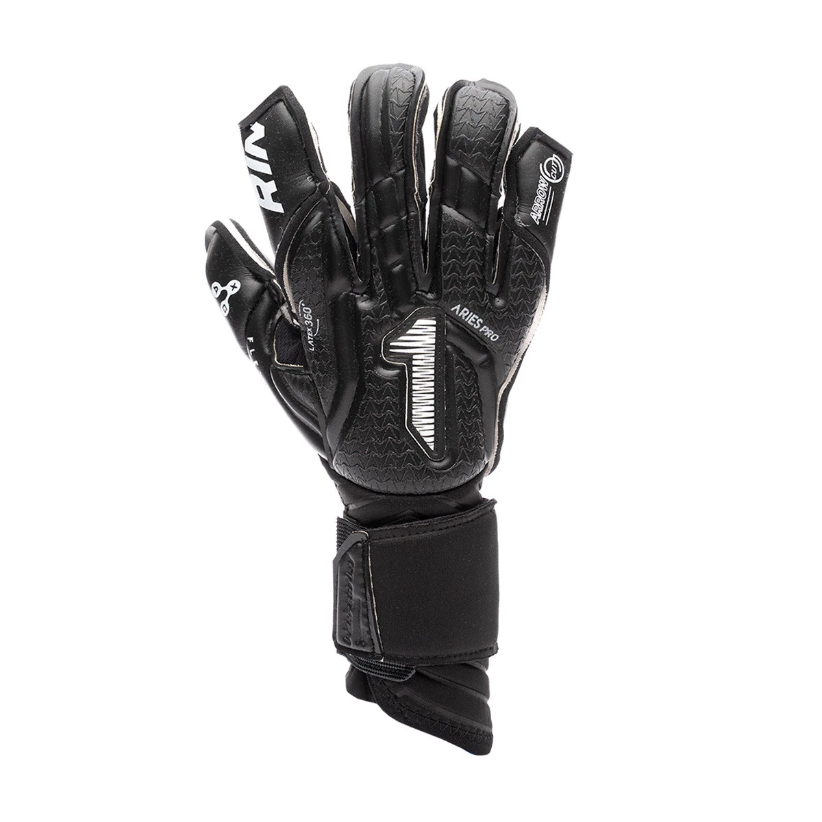 Guante De Portero Rinat Fiera Pro Adulto Negro.