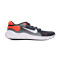 Zapatilla Revolution 7 Niño Dark Obsidian-White-Bright Crimson-Black
