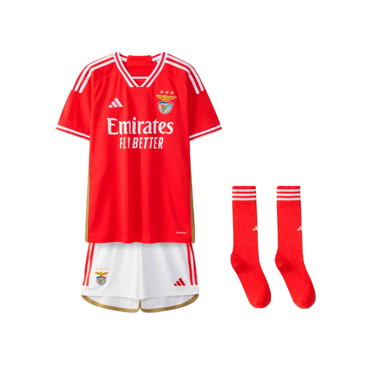 Kit adidas SL Benfica Primera Equipacion 2023 2024 Nino Netz Futbol Emotion