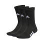 Performance Cushioned Crew (3 pares)-Black-White