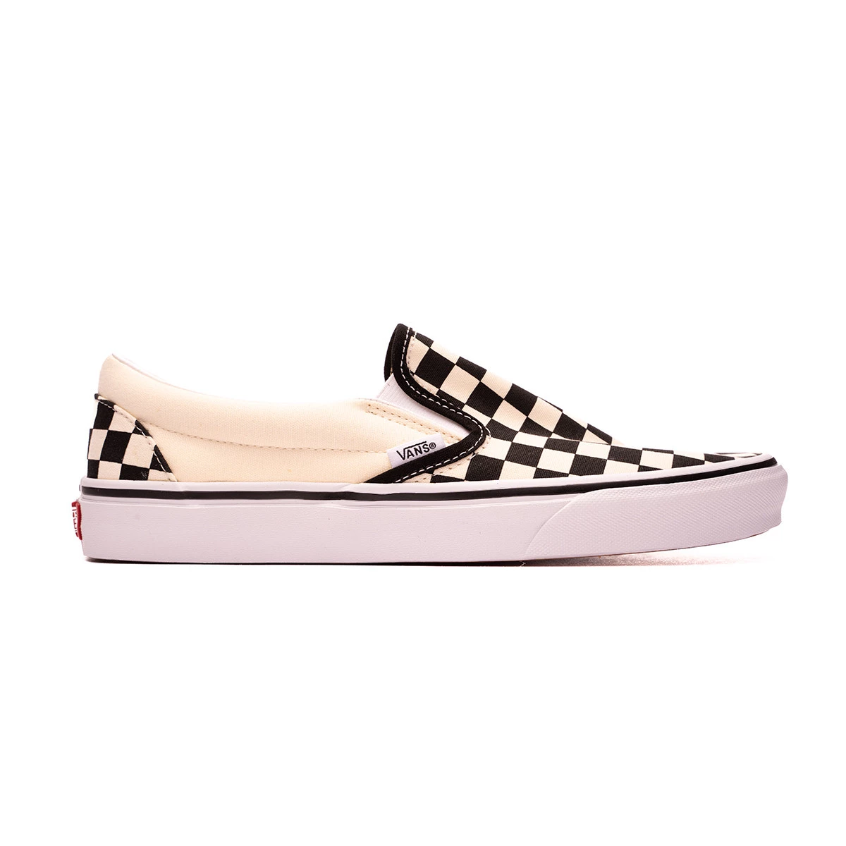Trainers Vans Classic Slip On Black White Futbol Emotion
