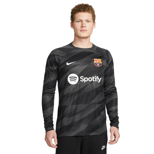 Jersey Nike FC Barcelona Goalkeeper Away Jersey 2023 2024 Anthracite Black White Futbol Emotion