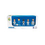 Pack de Muñecos Minix (7 cm) Real Madrid (5 unidades)