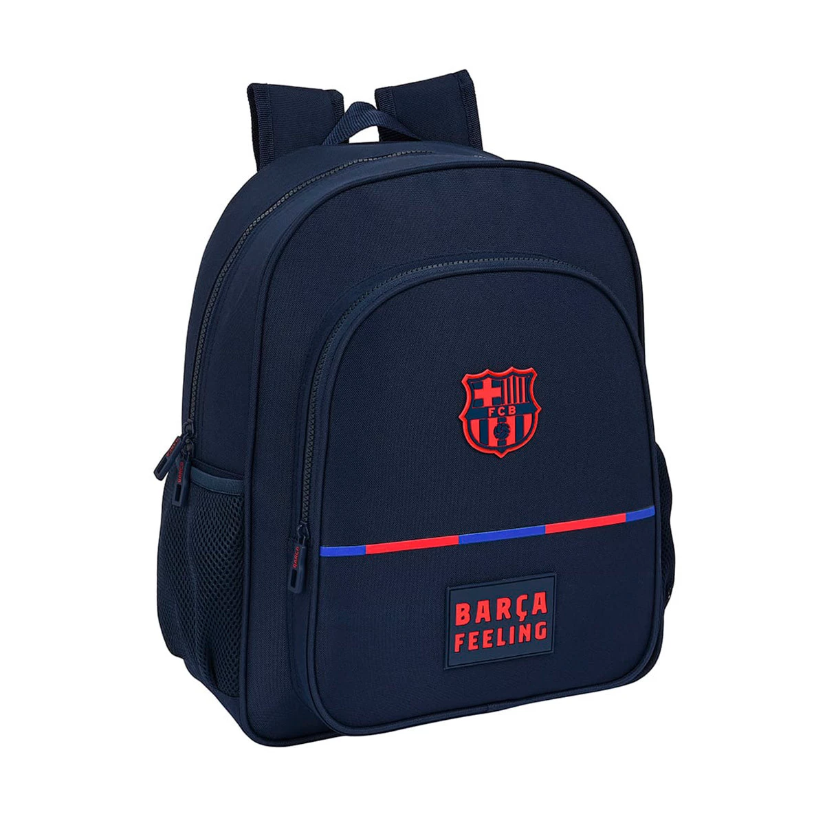 Mochila Safta Mochila Adapt. Carro F.C.Barcelona 15L Azul Marino Futbol Emotion