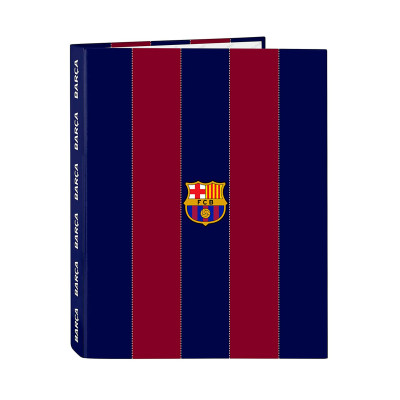 Classeur folio 4 anneaux mixtes F.C. Barcelona