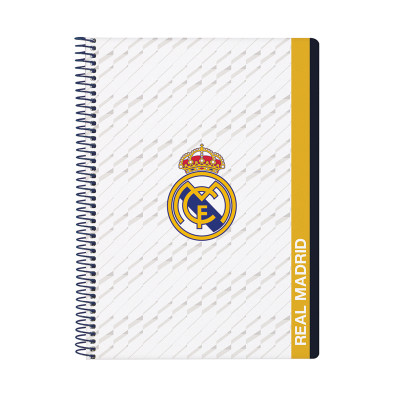 Libreta cuarto 80H tapa dura Real Madrid