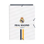 Carpeta folio 3 solapas Real Madrid-Blanco