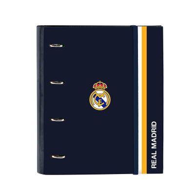 Carpeta 4 anillas 35mm c/recambio Real Madrid