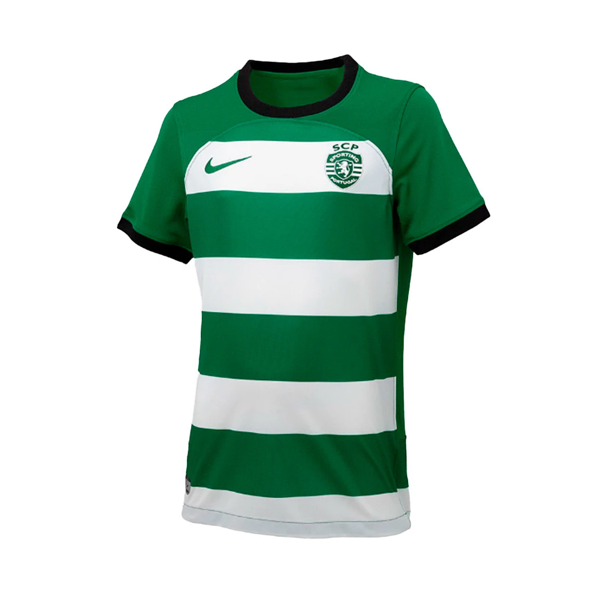 Jersey Nike Kids Sporting Club Portugal Home Jersey 2023 2024 Green White Futbol Emotion