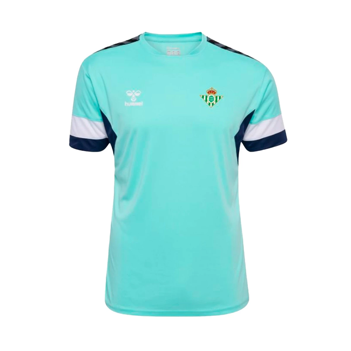 Camiseta Hummel Real Betis Training 2023 2024 Nino Aruba Blue Peacoat Futbol Emotion
