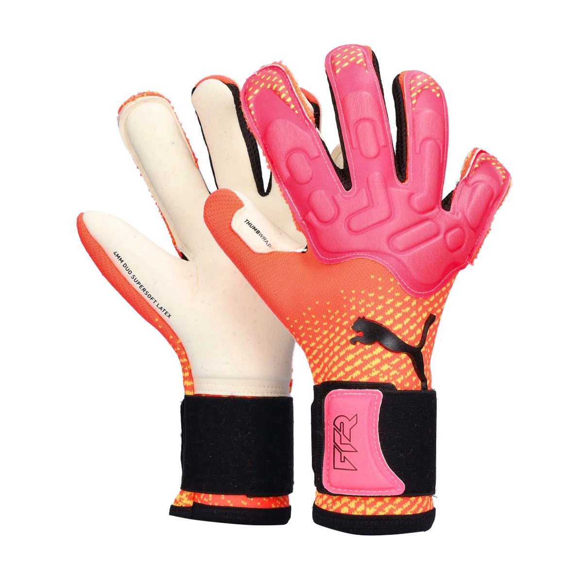 Gloves Puma Future Pro Hybrid Sunset Glow Sun Stream Puma Black Futbol Emotion