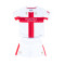 Conjunto SD Huesca Segunda Equipación Bebé 2023-2024 White-Red-Gold Metallic