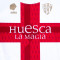 Conjunto SD Huesca Segunda Equipación Bebé 2023-2024 White-Red-Gold Metallic