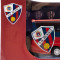 Autobús SD Huesca Azul-Granate