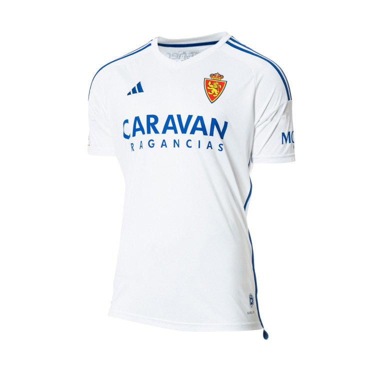 Pullover adidas Real Zaragoza Primera Equipación 20232024 Niño Weiß Fútbol Emotion