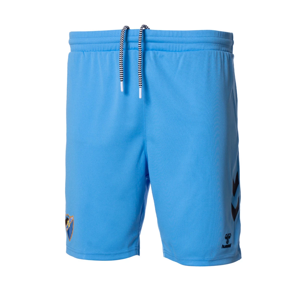 Pantaloncini Hummel Malaga CF Prima Divisa 2023 2024 Azure Blue Futbol Emotion
